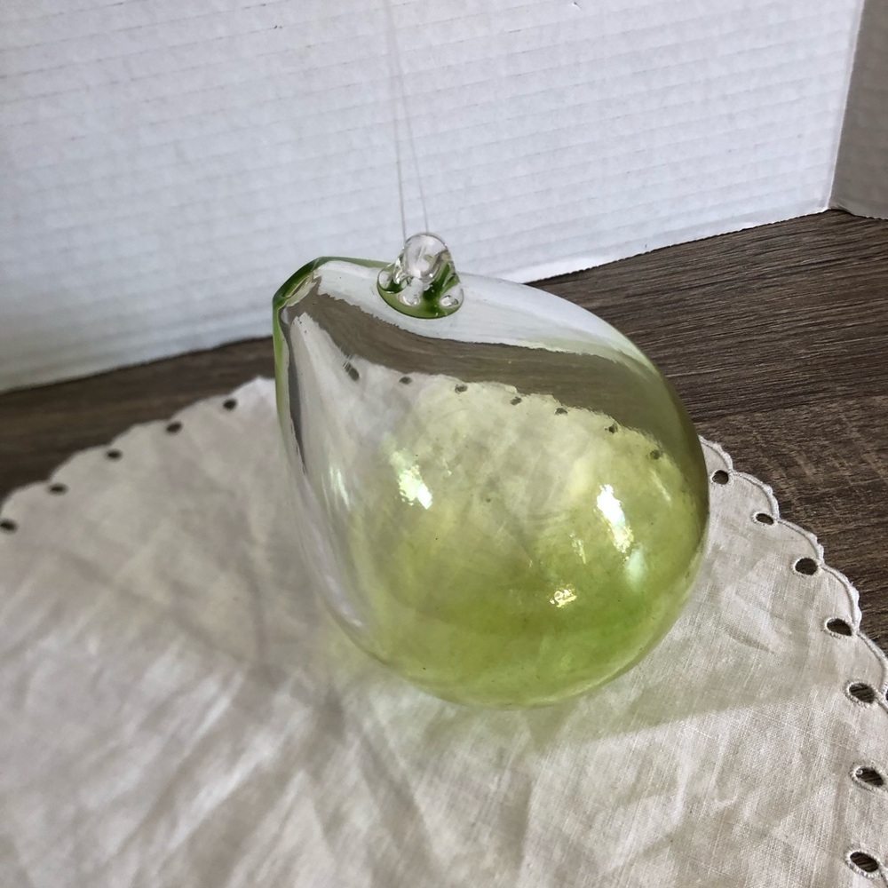 Handblown Glass Hanging Bud Vase